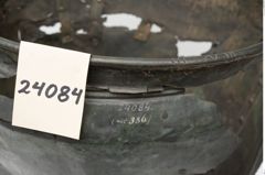 Etikett zu Bronzesitula (NHMW-PRAE-024084)